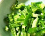 全てレンジ中濃ソースロコモコ味青椒肉絲風作り方3写真