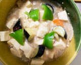 全てレンジごろごろわさびソース麻婆豆腐風作り方17写真
