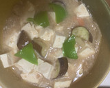 全てレンジごろごろわさびソース麻婆豆腐風作り方18写真