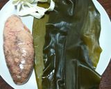 生たらこの昆布巻き作り方1写真