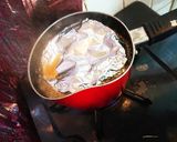 大根と胸肉と厚揚げの甘煮物作り方4写真