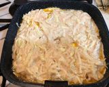 自然薯(山芋)のみで豚バラお好み焼き作り方12写真