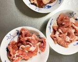 全てレンジ豚こまと野菜のガーリックドーム作り方3写真