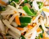 全てレンジ豚こまと野菜のガーリックドーム作り方10写真