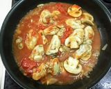 カキのトマト煮作り方5写真