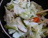 野菜と卵の甘辛炒め作り方3写真