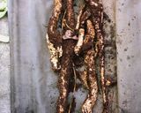 自然薯(山芋)のみで豚バラお好み焼き作り方1写真