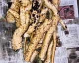 自然薯(山芋)のみで豚バラお好み焼き作り方2写真