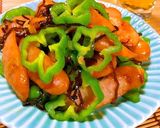 簡単!ソーセージとピーマンの塩昆布炒め♡作り方4写真