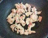 赤味噌のタレで白菜の焼きそば作り方4写真