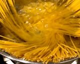鶏、椎茸、しめじの和風パスタ作り方4写真
