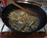 最速のごぼうの柳川風作り方15写真