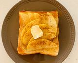 乗せて焼くだけ！アップルパイ風トースト作り方2写真
