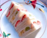 綺麗で楽しい✨フルーツサンド作り方11写真