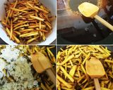 【ビーガン料理】アーモンド芋けんぴ作り方3写真