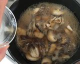 体ぽかぽか鶏ときのこの生姜あんかけうどん作り方5写真
