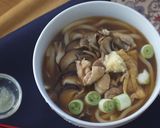 体ぽかぽか鶏ときのこの生姜あんかけうどん作り方6写真