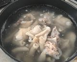体ぽかぽか・酒粕いりのもつ煮作り方1写真