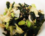 簡単に♪枝豆とわかめの酢の物作り方4写真