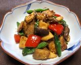 油揚げとインゲンの胡麻味噌炒め◆お弁当☆作り方6写真