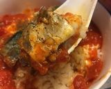 サバ缶とトマト缶のリゾット風ぶっかけめし作り方7写真