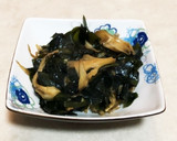 舞茸とわかめの炒め物作り方2写真
