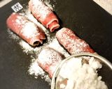 甘辛醤油たれの♪豚肉のガリ巻き作り方3写真