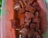 マグロ漬けのパクチーサラダ作り方2写真