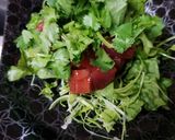 マグロ漬けのパクチーサラダ作り方4写真