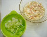 簡単！かにかま☆かに玉お味噌汁作り方1写真