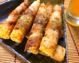 ヤングコーンとワカメのバター醤油作り方5写真