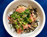 超簡単♪ 薬味たっぷり　とろたく丼作り方3写真