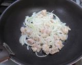 オッサンの親子丼カルボナーラ風作り方2写真