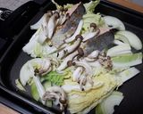 冷や汁の素で旨味倍！白菜ちゃんちゃん焼き作り方4写真