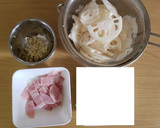 れんこんとベーコンのうま塩きんぴら作り方2写真