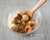 鶏肉と茹で玉子のスイチリマヨネーズ和え。作り方4写真