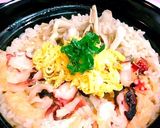 土鍋で!たこと舞茸の釜飯風作り方11写真
