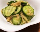 キュウリとなめ茸の和え物作り方3写真