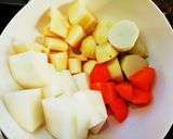 厚揚げと根菜の煮物作り方1写真