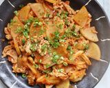 ピリ辛で簡単！豚肉と大根のキムチ炒め作り方5写真