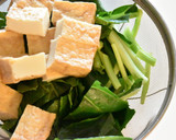 厚揚げ豆腐と小松菜のうま煮【作り置き】作り方1写真