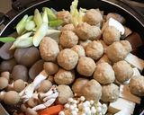 簡単 とりつくね鍋作り方3写真