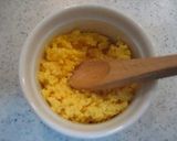 黄身そぼろdeキイロイトリ（キャラ弁）作り方1写真