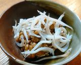 シラウオ煮干しと納豆ご飯作り方4写真