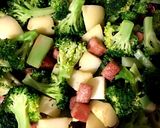 ブロッコリーとポテトの厚切りハムあえ作り方4写真