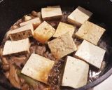 すき焼きのタレで肉豆腐作り方5写真