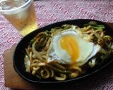 目玉焼きうどん♪作り方4写真