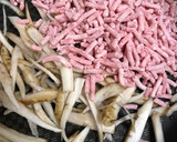 ミンチとごぼうの時雨焼きそば作り方2写真