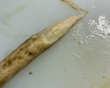 ごぼうと冷凍唐揚げの和風パスタ作り方1写真
