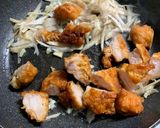 ごぼうと冷凍唐揚げの和風パスタ作り方4写真